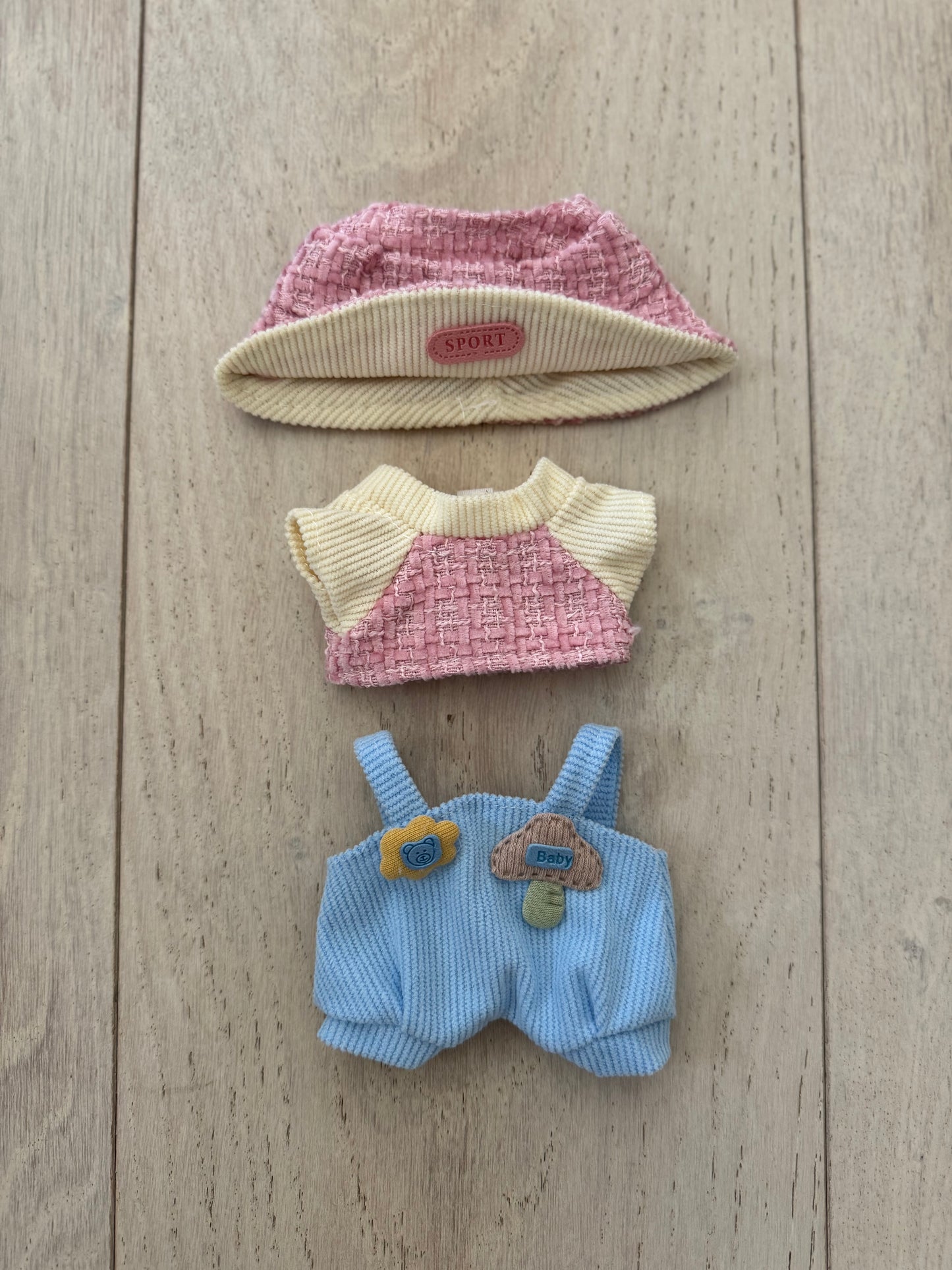 Labubu Clothes / Tweed Jumper Set