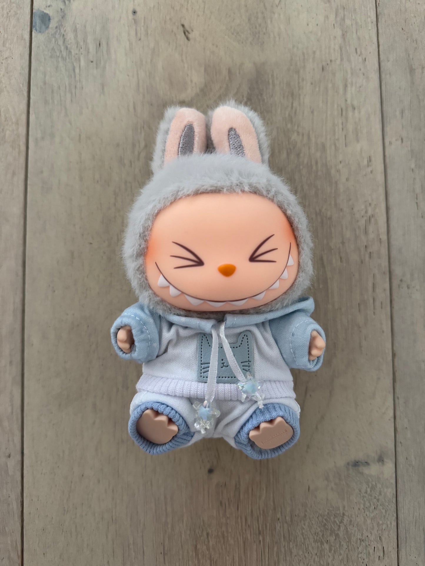 Labubu Clothes / Jogger Hoodie Set Blue