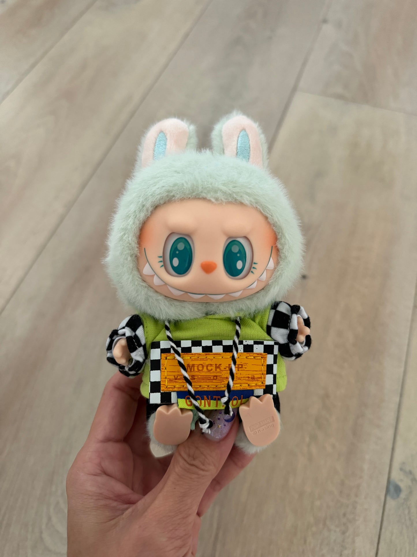 Labubu Clothes / Mock Up Hoodie Set Green