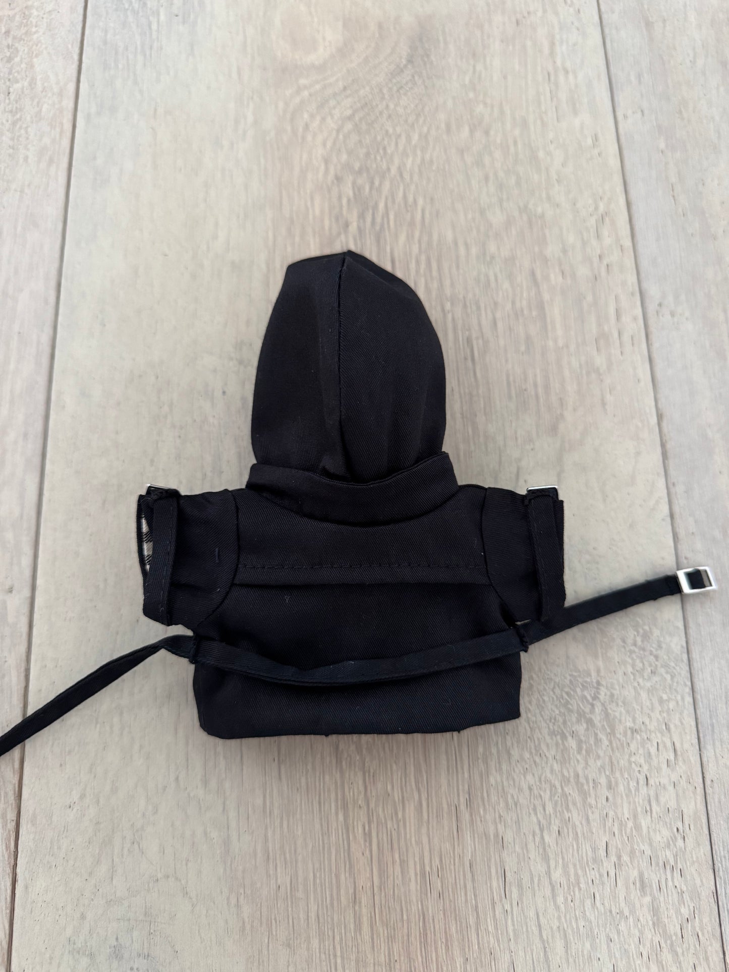 A Labubu Clothes / Trench Coat Black