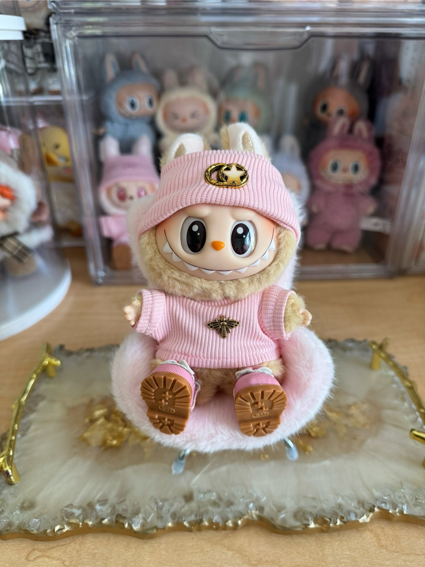 Labubu Clothes / GG Set Pink