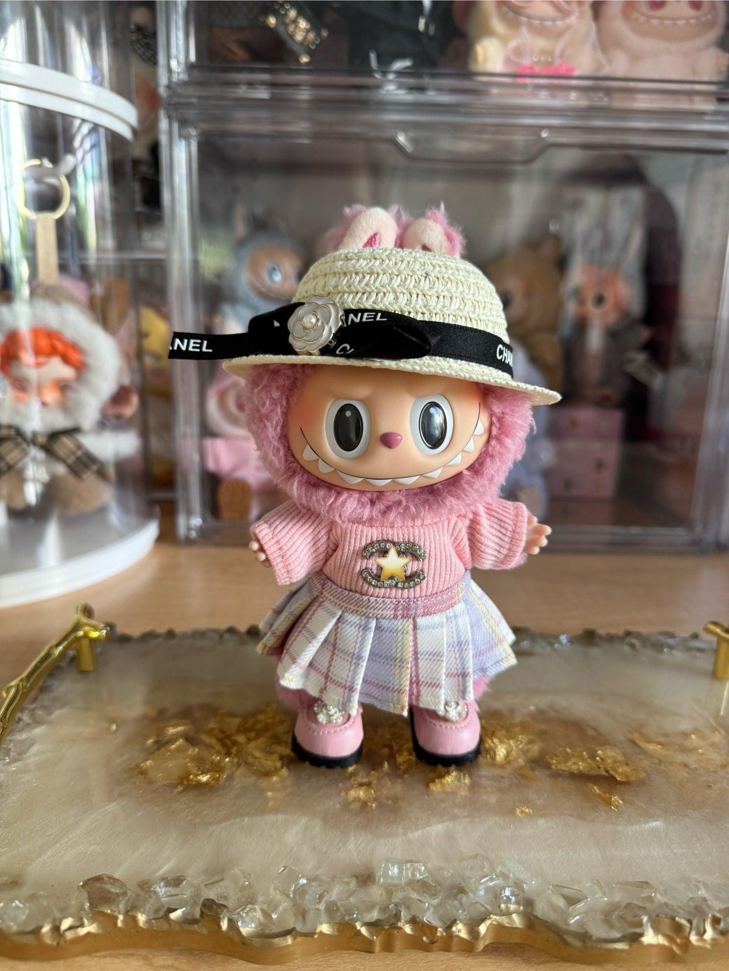 Labubu Clothes / C Dress Set Pink