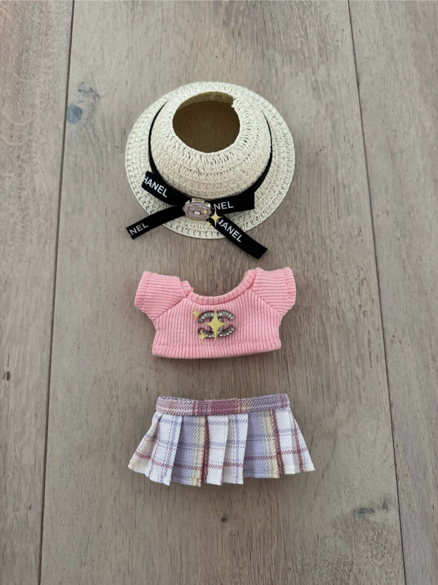 Labubu Clothes / C Dress Set Pink