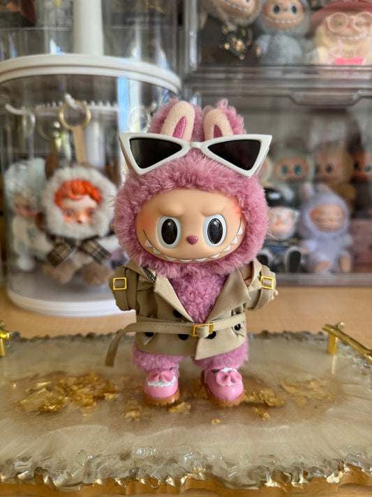 A Labubu Clothes / Trench Coat Beige