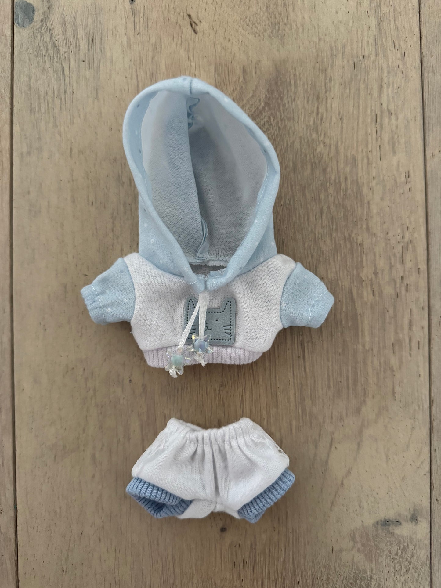 Labubu Clothes / Jogger Hoodie Set Blue
