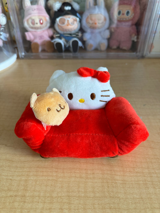 Labubu Seat Hello Kitty Red