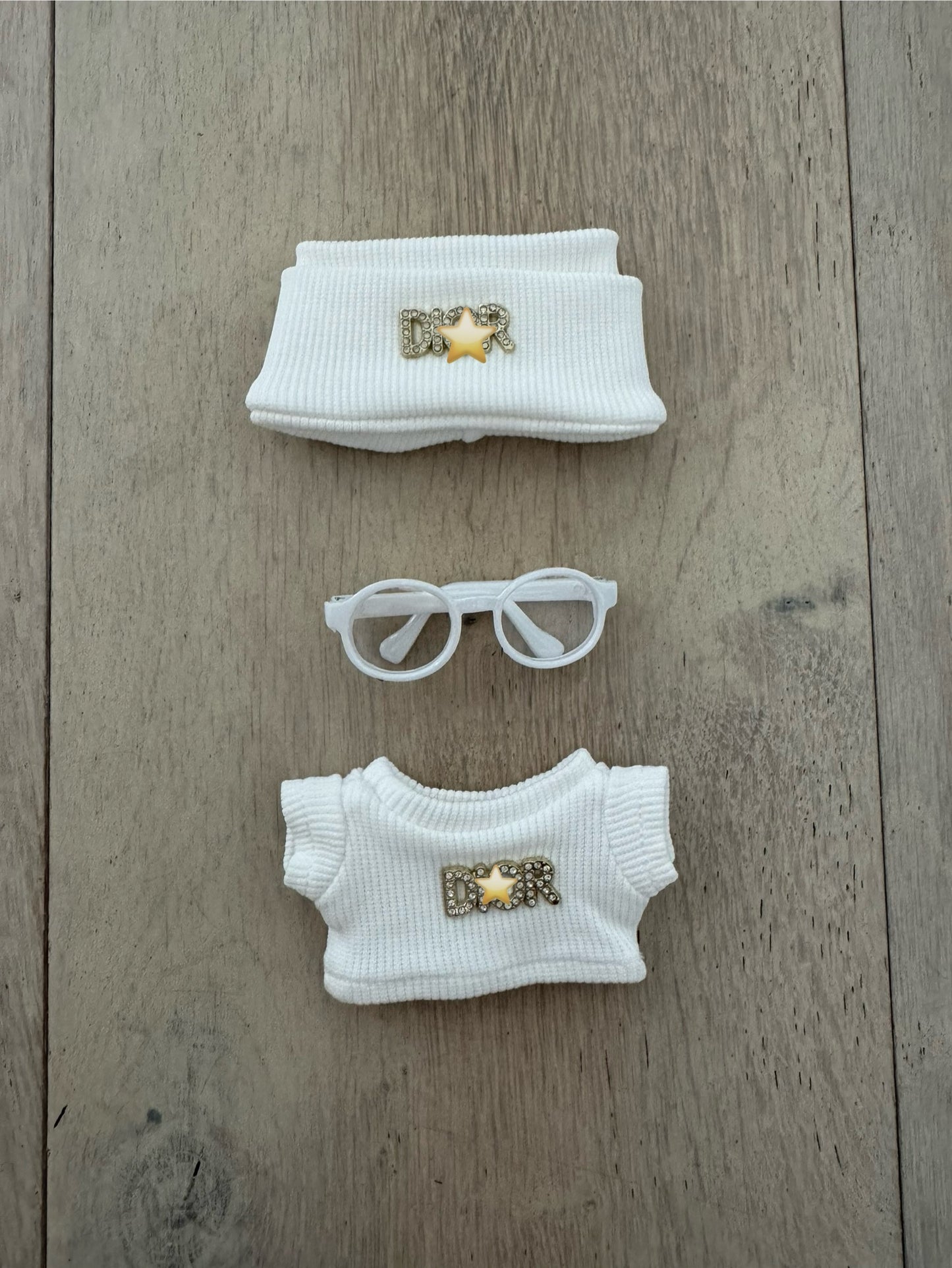 Labubu Clothes / DR Set White