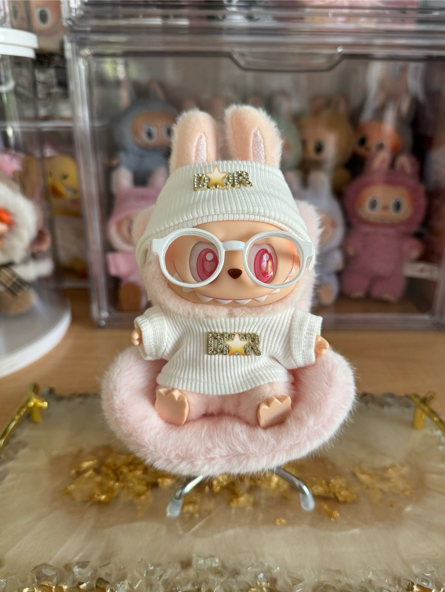 Labubu Clothes / DR Set White