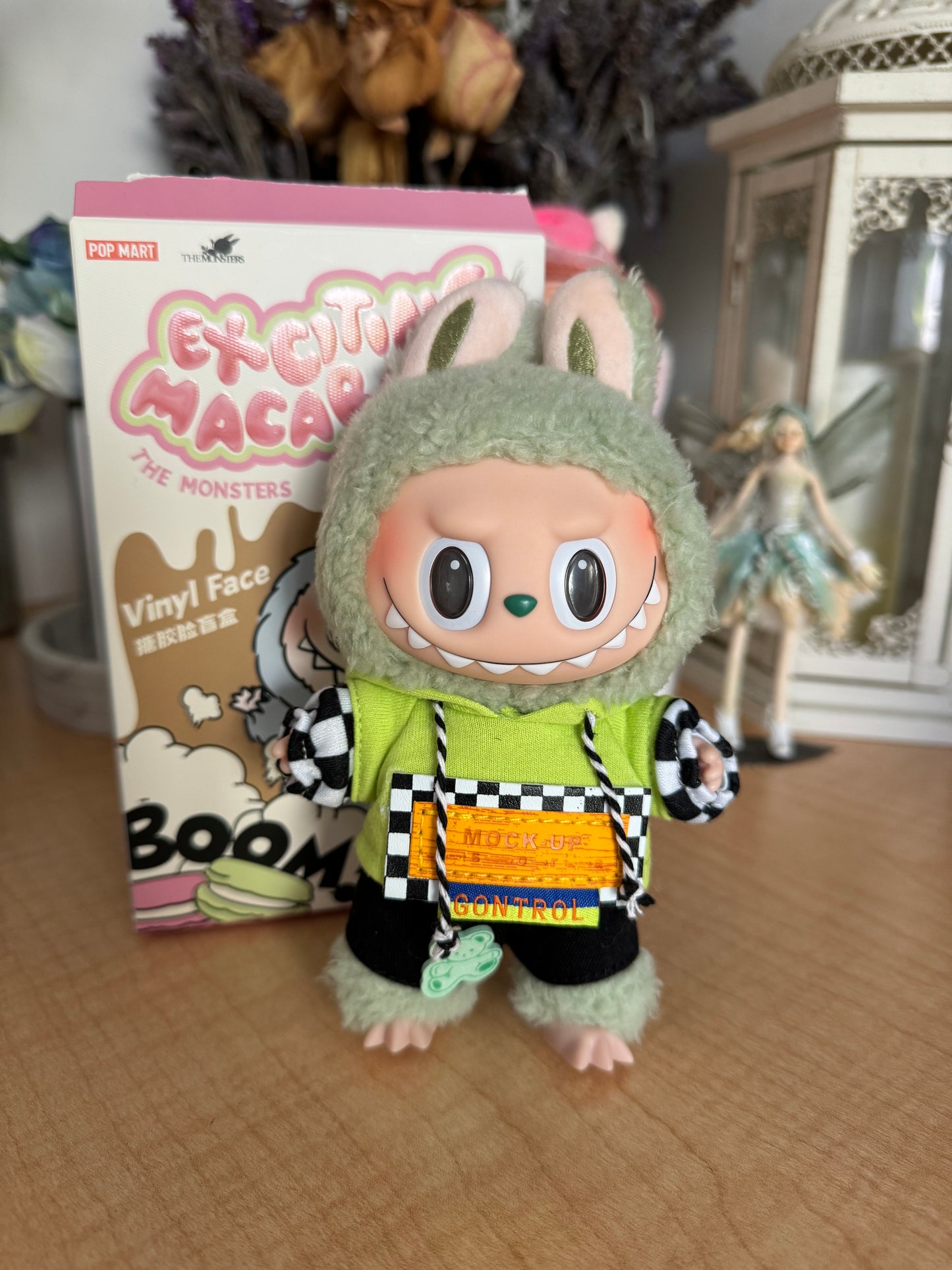 Labubu Clothes / Mock Up Hoodie Set Green