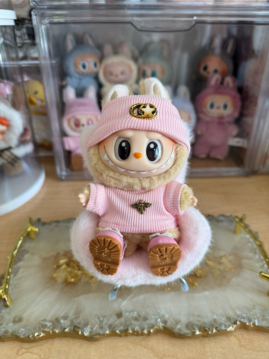 Labubu Clothes / GG Set Pink